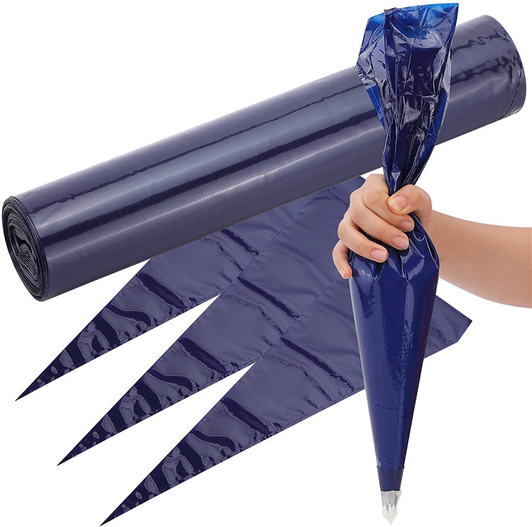 22pcs Large Disposable Piping Bags 21-inch Easy To Use Thick Icing Bags For Cake And Dessert Decorations Easy To Tear Off Roll 