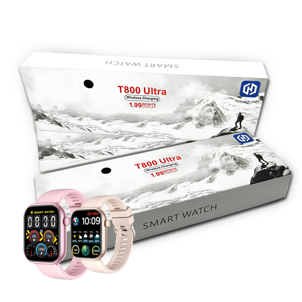 T800 Ultra Smartwatches Men's and Women's 2.01BT Talk BT Music Wireless Charging Health Monitoring Smart Watch Fashion