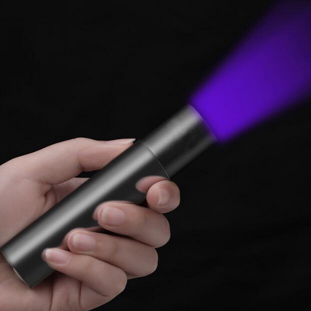 Uv Wood's Lamp Usb Rechargeable Uv Flashlight Pet Skin Ringworm Fungal Diagnosis Skin Analyzer 
