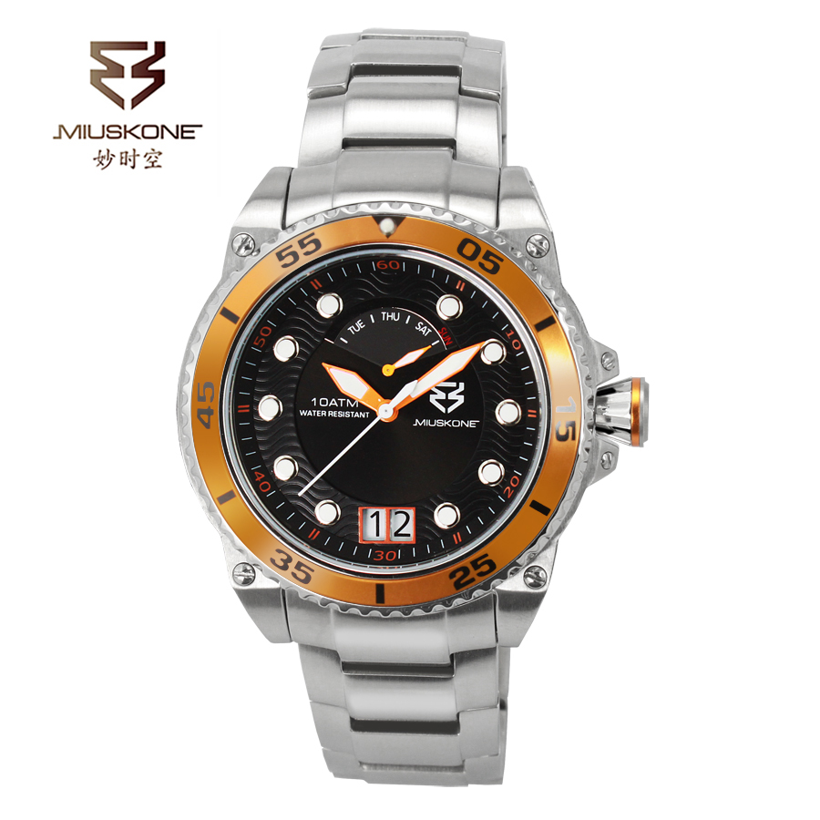 2022 New 100 Meter Waterproof Cola Circle Men's Sports Luxury Quartz Watch For Outdoor Sports Watch 