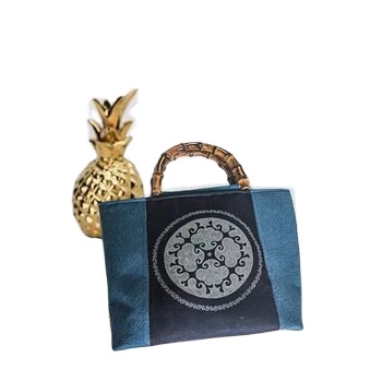 Tie Dye Soft Bags Blue Handbags Wholesale Tote Handbags For Women 