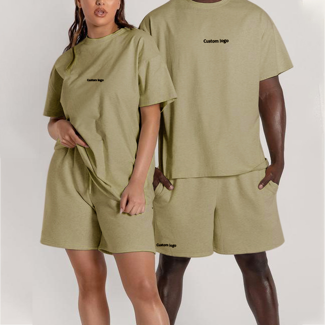 Wholesale Hemp Clothing 6.5 Oz Custom Tall Men's T-shirt Unisex Organic Cotton Tee Boxy Fit Blank Plain O-neck T Shirt Men 