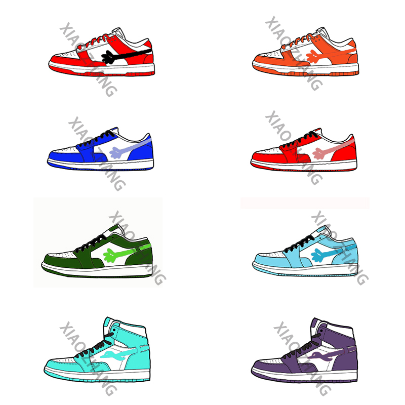Oem Factory Sneakers Brand Custom Logo A J 1 Leather Retro High Top Sport Sneakers Men's Basketball Casual Shoes 