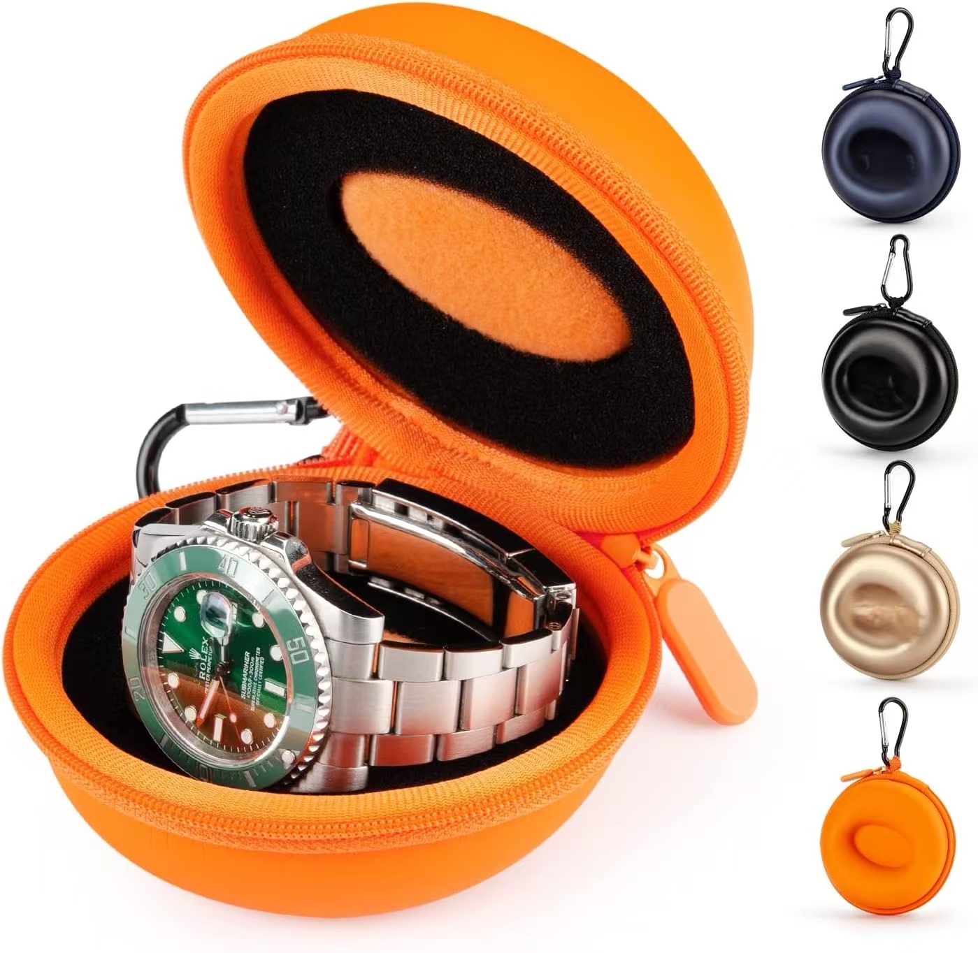 Women's Watch Travel Case, Portable Single Watch case Storage case for All Watches and Smartwatches
