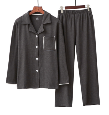 Cotton Men Pajamas New Couple Pajamas Sets Sleepwear Man's Long Sleeve Home Clothes Pajama Pants Pyjamas 