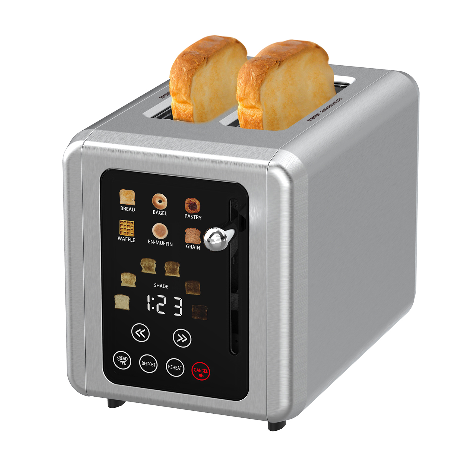 Smart Home Appliances 2 Slice Household Retro Electric Breakfast Bread Toaster with Custom logo