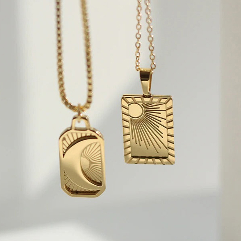 Gemnel Acero Inoxidable Joyeria Gold Plated Design 316l Stainless Steel 316 Jewelry Necklace Men's Wholesale Jewelry Set For Men 