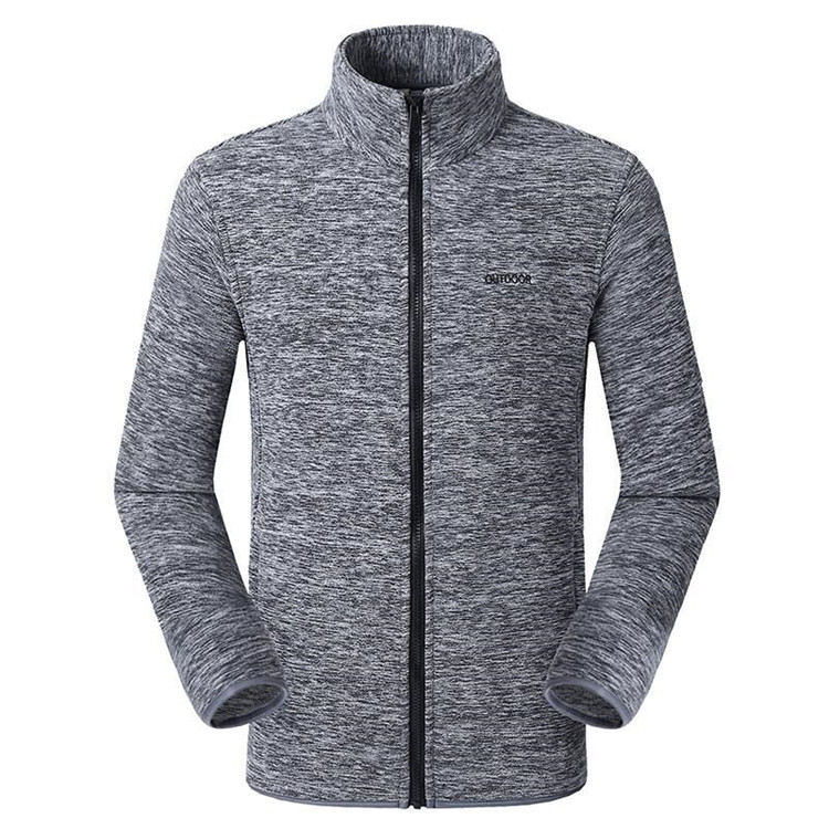 Premium Clothes Men's Casual Fashion Outdoor Fleece Jacket Polar Fleece Men's Neck Pullover Full Zipper Hoodie 