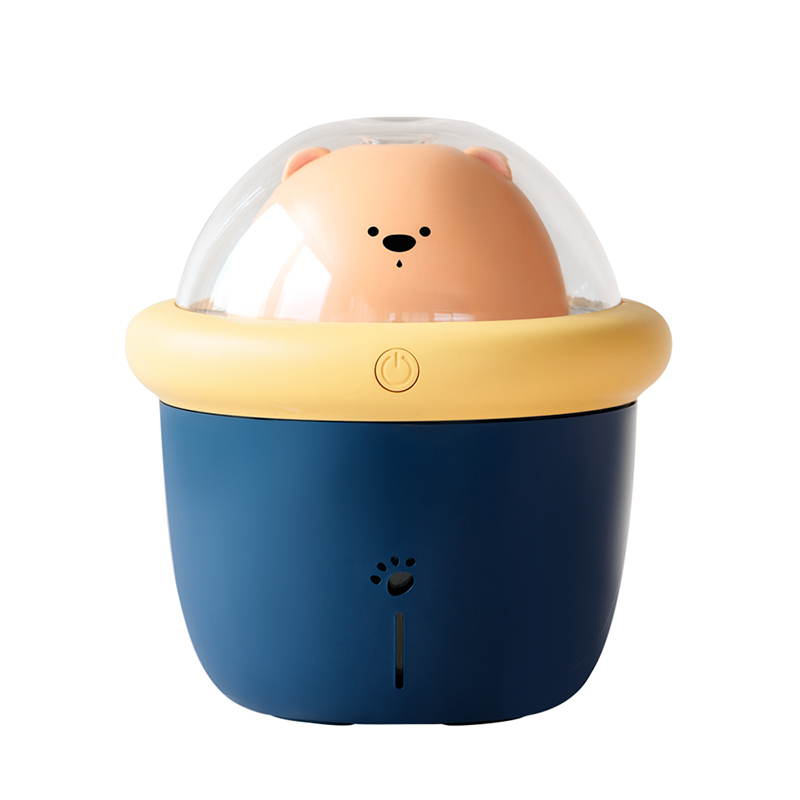 2021 Creative Design Cute Small Space Bear Humidifier Home Appliance Portable Humidifier With Night Light Usb Mini Humidifier 