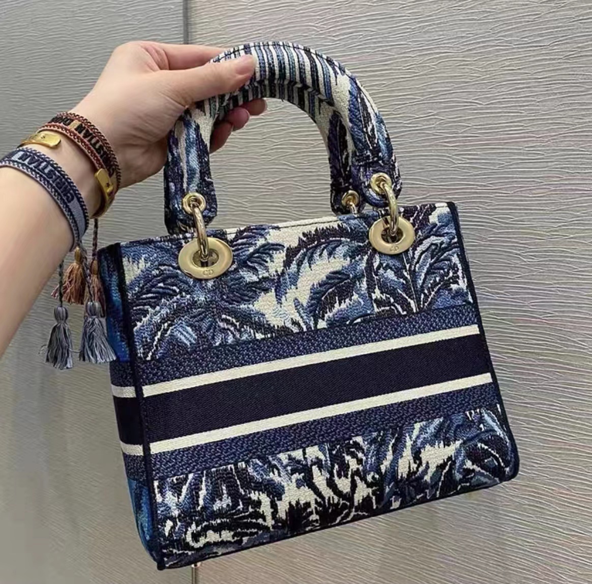 Famous Brand Handbags Lady Luxury Purse Canvas Shopping Bag Trendy Embroidery Book Tote Bags Top Quality Hand Bags