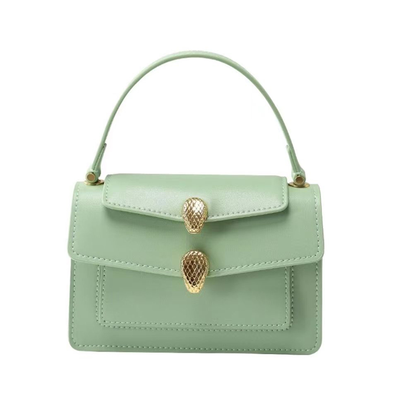 Women's Bags Purses Luxury Crossbody Bags Fashion Shoulder Bags Ladies Classic Snake Head Buckle Leather Handbags 