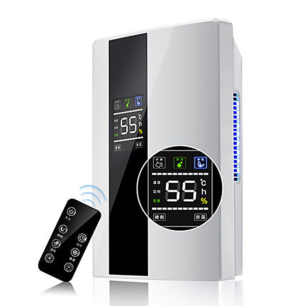 Smart Remote Control Large Led Screen Display Purifier Air Dehumidifier For Home 