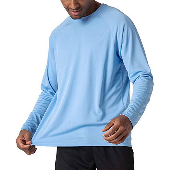 Custom Oem Logo Unisex Oversize Long Sleeve T Shirt Fashion Round Neck Man Long Sleeve T-shirt 