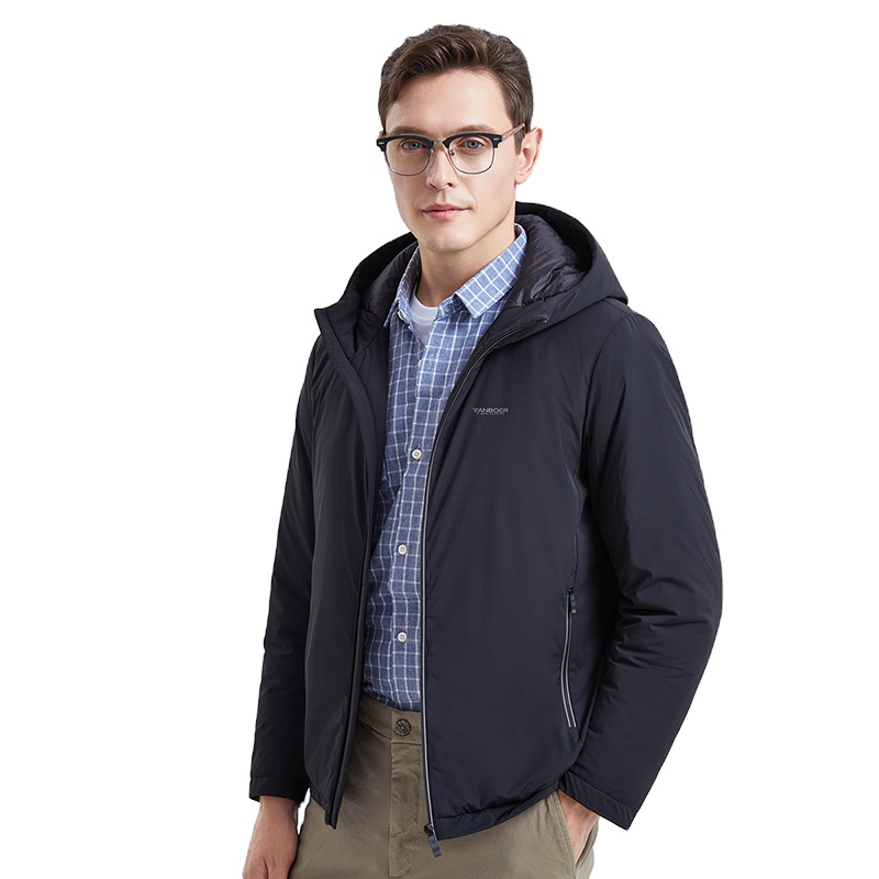 [tanboer-ta211321]custom Logo Wholesale Hooded Men's Down Coat Winter Or Spring 