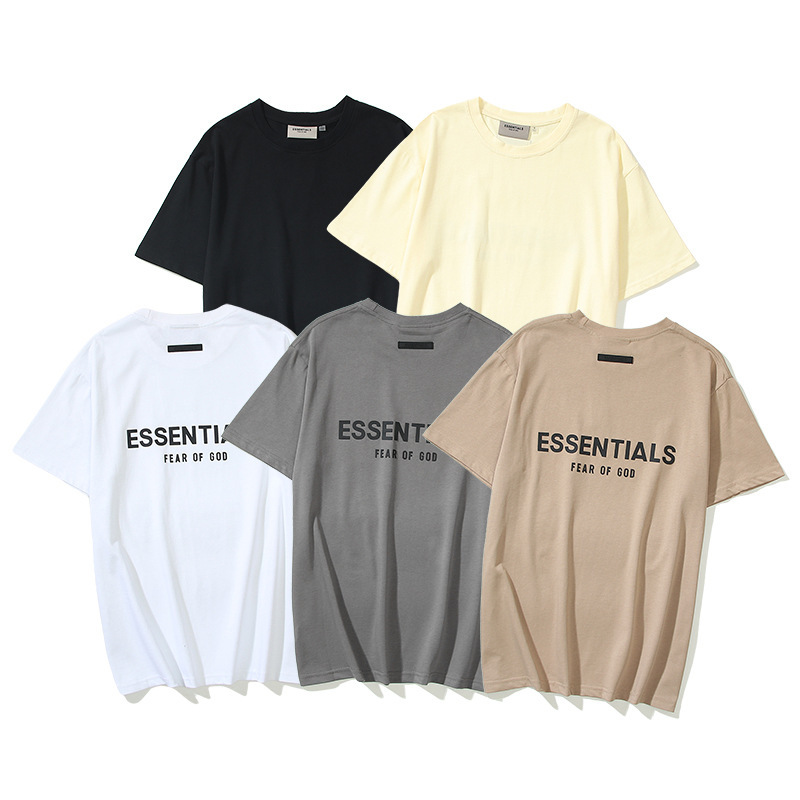 Essentials Quick-drying Short-sleeved T Shirts Clothing Summer Men's T-shirt Men's Solid Color T Shirt 