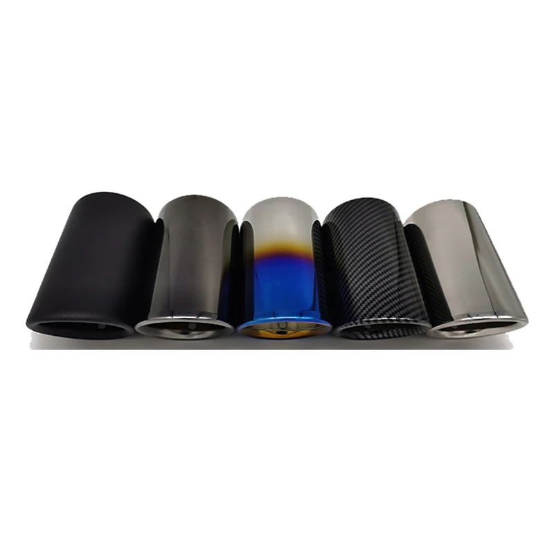 1pc Car Exhaust Pipes Muffler Tip Cover For Audi A4 B8 A3 8v 8p A1 Q5 A5 