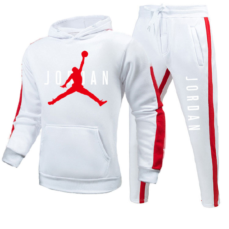 Fall Winter Men Clothes Two Piece Joggers Tracksuit Set Men's Hoodies And Sweatpants Casual Outfits For Men Sportswear 