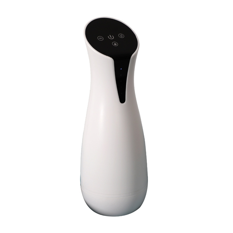 Full-automatic Masturbation Cup War Fighter Men's Sex Product Deep Throat Oral Sex Implement Yin Clip Suction Telescopic Heating 