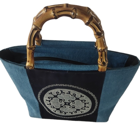 Wholesale High Quality Cotton Luxury Bags Women Handbags Ladies Handmade Batik Bag 