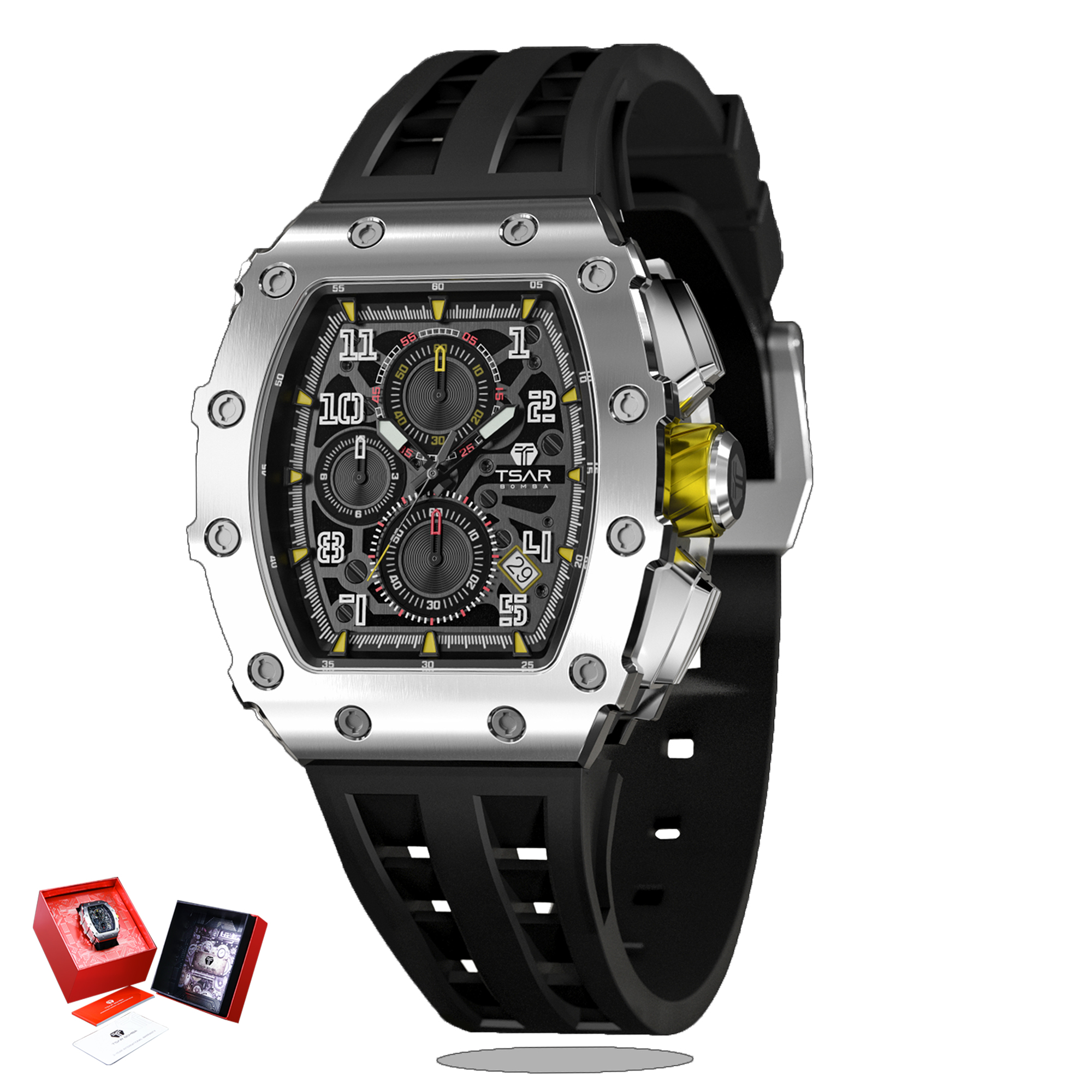 Factory Price Oem Luxury Mechanic Wrist Watches Quartz Watch Brand Waterproof 50 M Men's Watches 