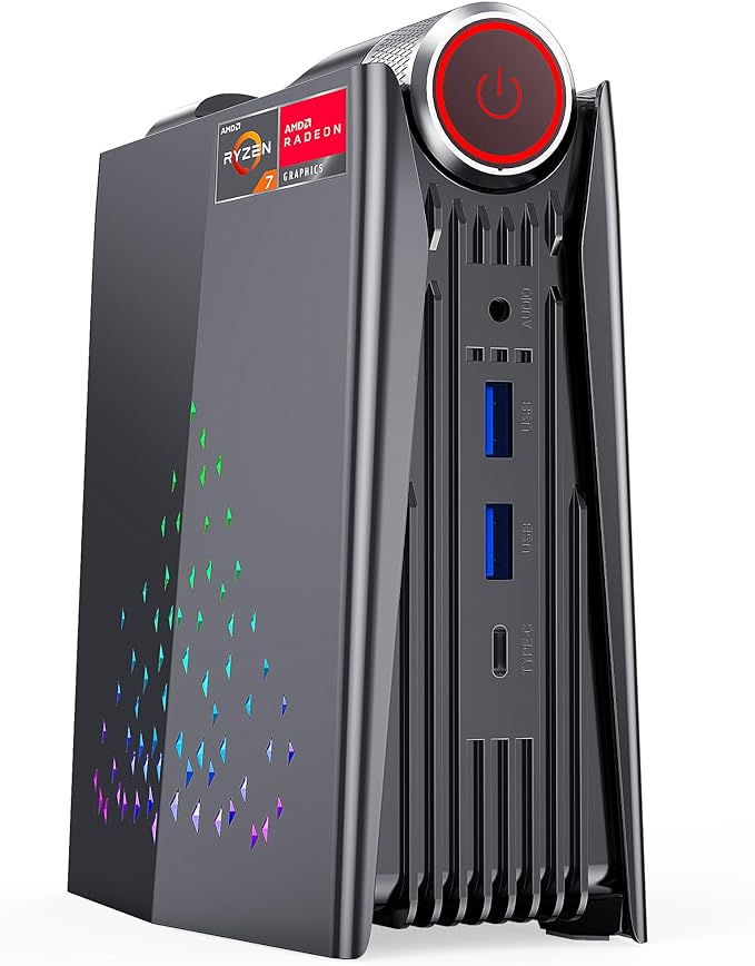 [Gaming PC] Ryzen Mini PC, AMD 6900HX (up to 4.3Ghz) 16GB DDR4 512GB NVME SSD Mini Desktop Computer,11 Pro Mini Computers