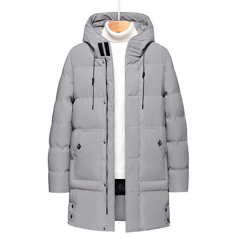 Custom Logo Amazon Canada Oversized Mid-length Parka Men's Down Luxury Warm Thickened Men's Jackets Cold Winter Outdoor 2022 