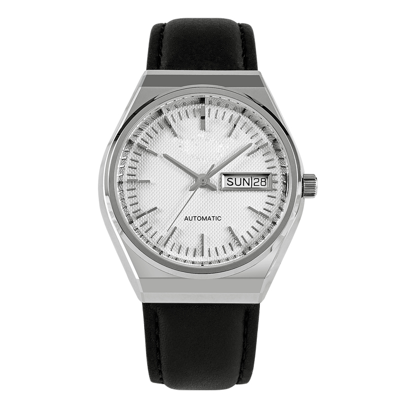 Custom Logo Low Moq 20atm Nh35 Mechanical Automatic Diving Diver 316l Stainless Steel Genuine Leather Watch Man For Sale 