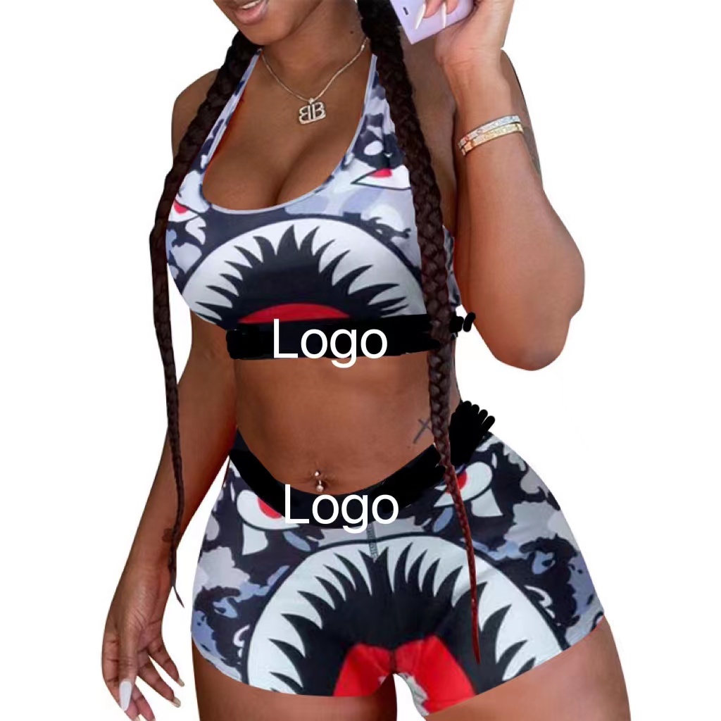 New Summer Women's Casual Suits Two Piece Clothing Sets Customized Fashion Women's Outfits 