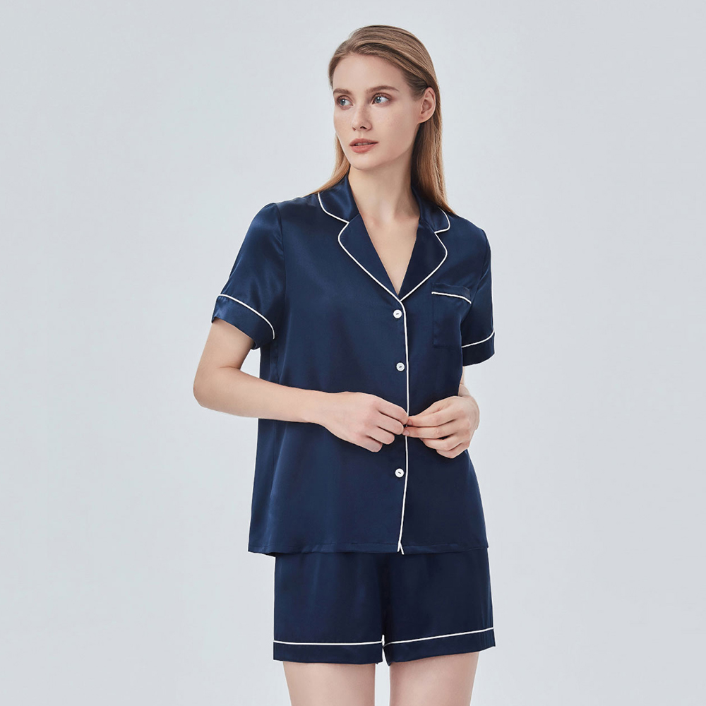 2022 Wholesaleplus Size Women's Sleepwear Gown Nighty Breathable Sleep Wear Pure Silk Pajamas Women's Sleepwear 