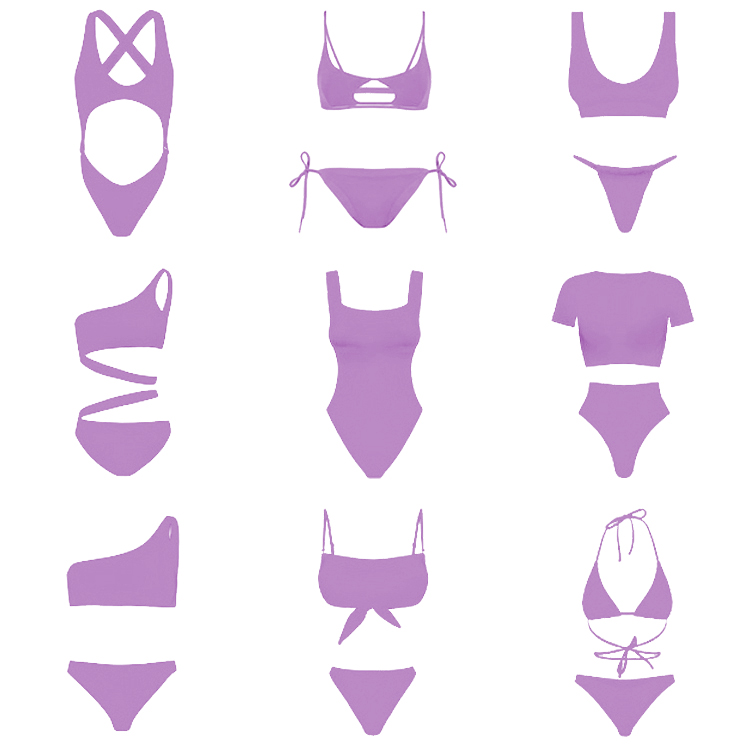 Mly 2023 Custom Woman Swimwear Luxury Triangle Swimsuit Women Bikini Sets Swimsuit 