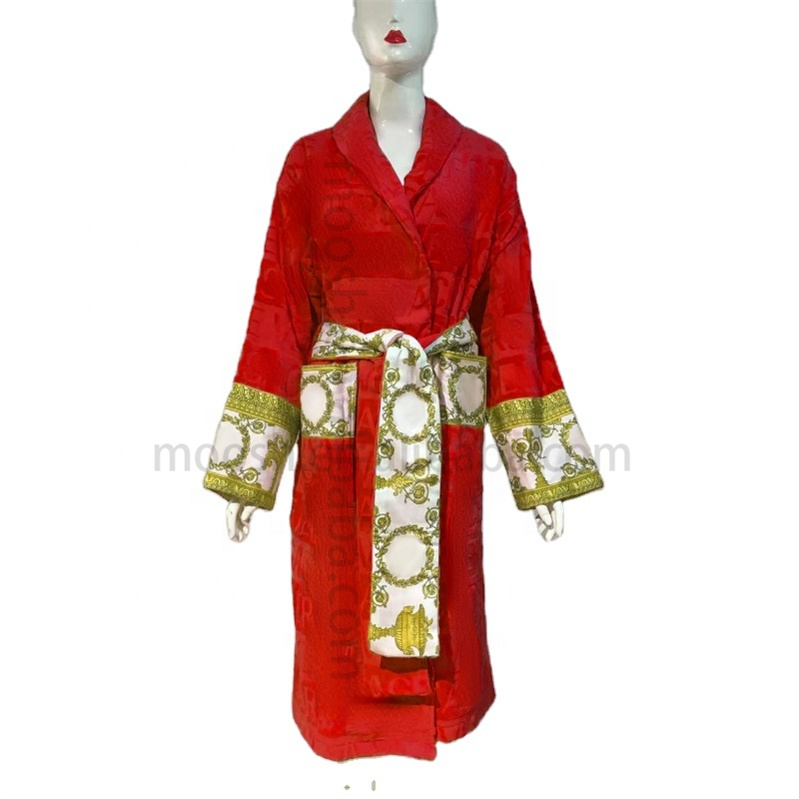 Moosh Fashion New Hot Selling Men's Women's 100% Cotton Multi Color Towel Shawl Bathrobe Nightwear Bathrobe Sexy Lingerie 