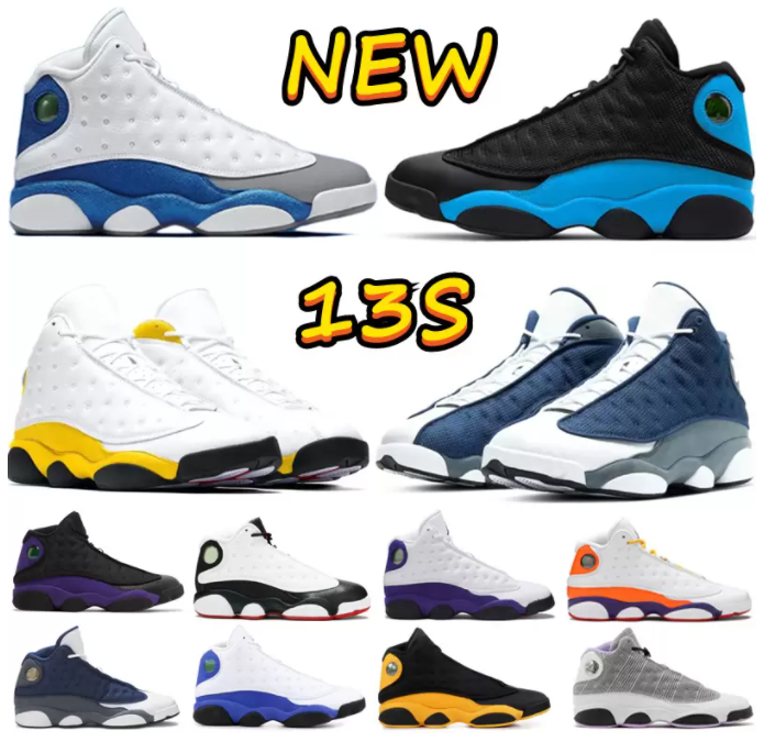 Newest Aj 13 Basketball Shoes Retro 2022 'flin Mens Classic Sports Sneaker Trainers Outdoor Breathable Shoes Us 7-13 