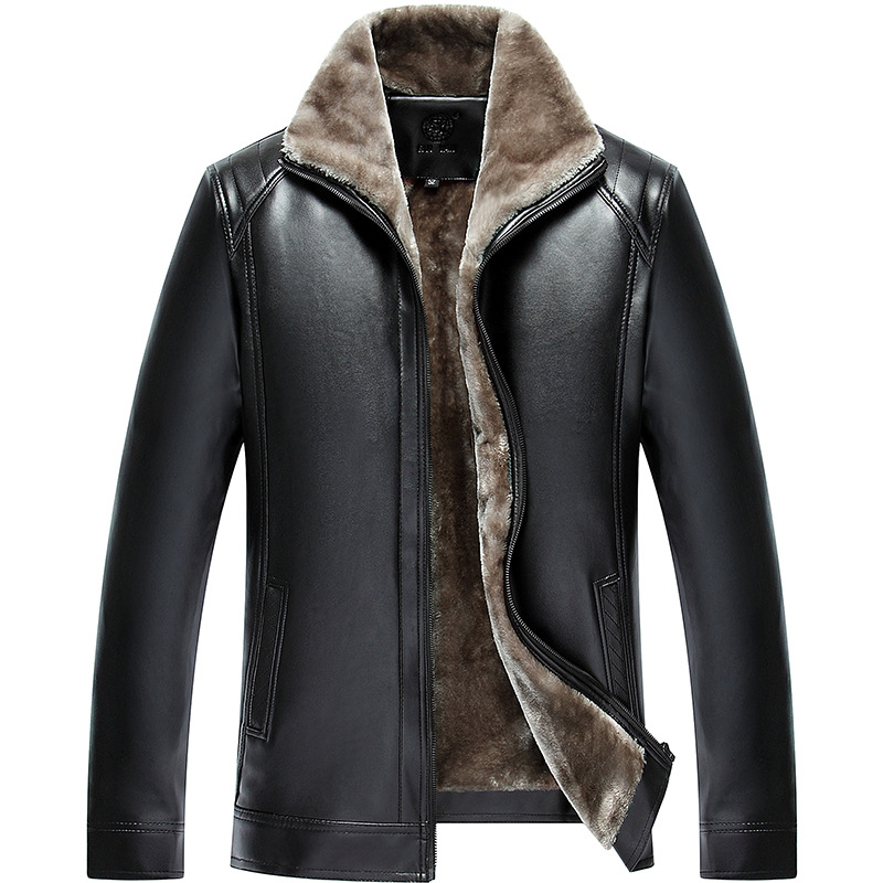 Hot Sale Duffle Men's Jackets Cold Winter Streetwear Plus Size Men's Jackets Men Leather Coats 