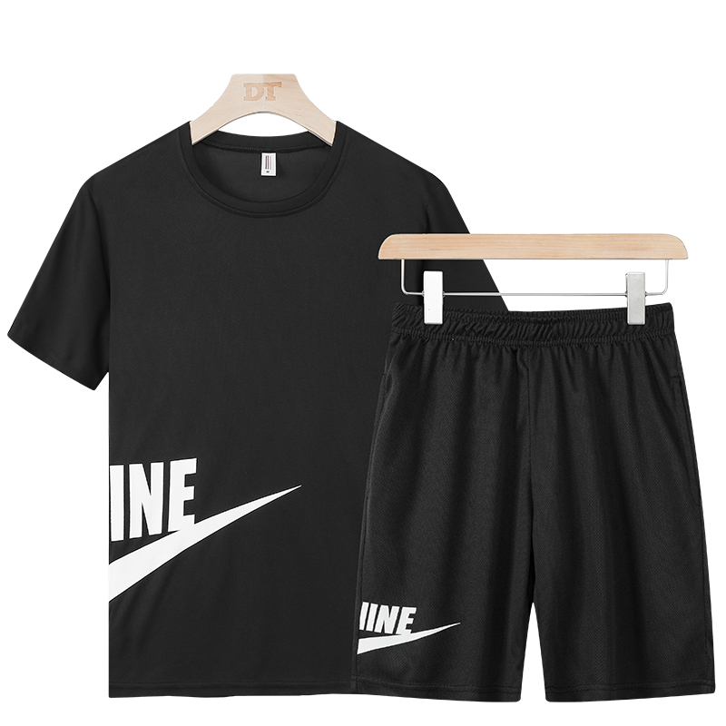 Promotional Top Quality Casual Men's Summer Short Tracksuit Set Plain Fitness Wear Jogging Tracksuit Two Piece Short Set For Men 