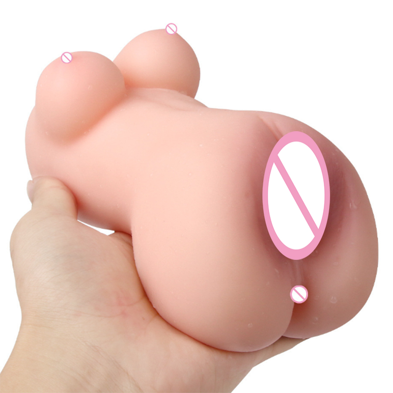 Top Tpe Material Half-length Mold Male Adult Products Sex Toy Silicone Sex Doll Female Big Ass Doll For Men 