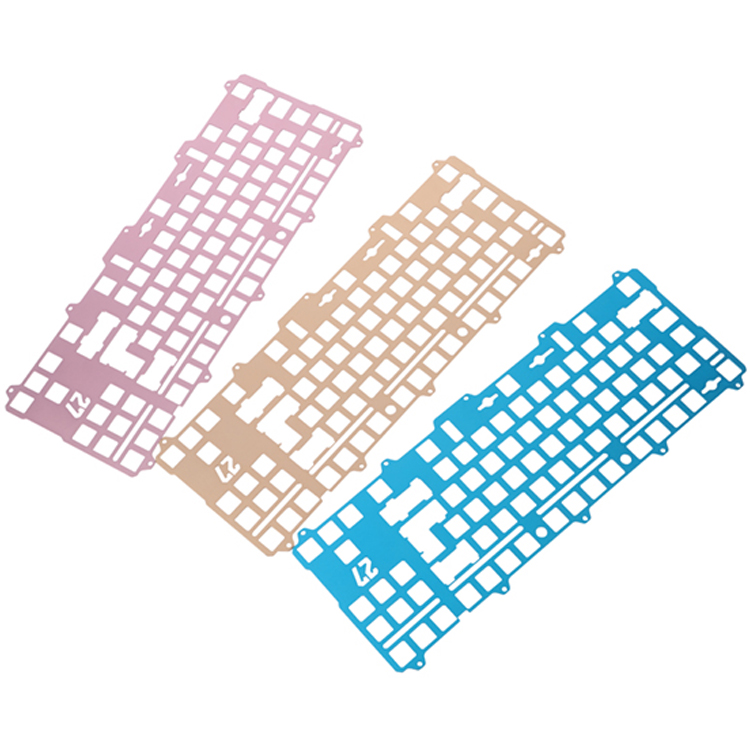 Customized High Precision Cnc Aluminum Milling Parts For Computer Accessories Custom Multicolor Anodizing Aluminum Keyboard 