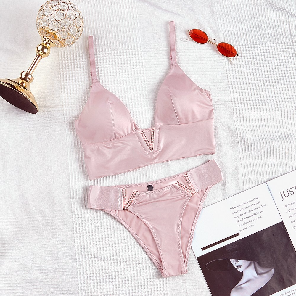Ladies Bra Girls Preteen Seamless V Thermal Secretaire Womens Sexy Underwear 