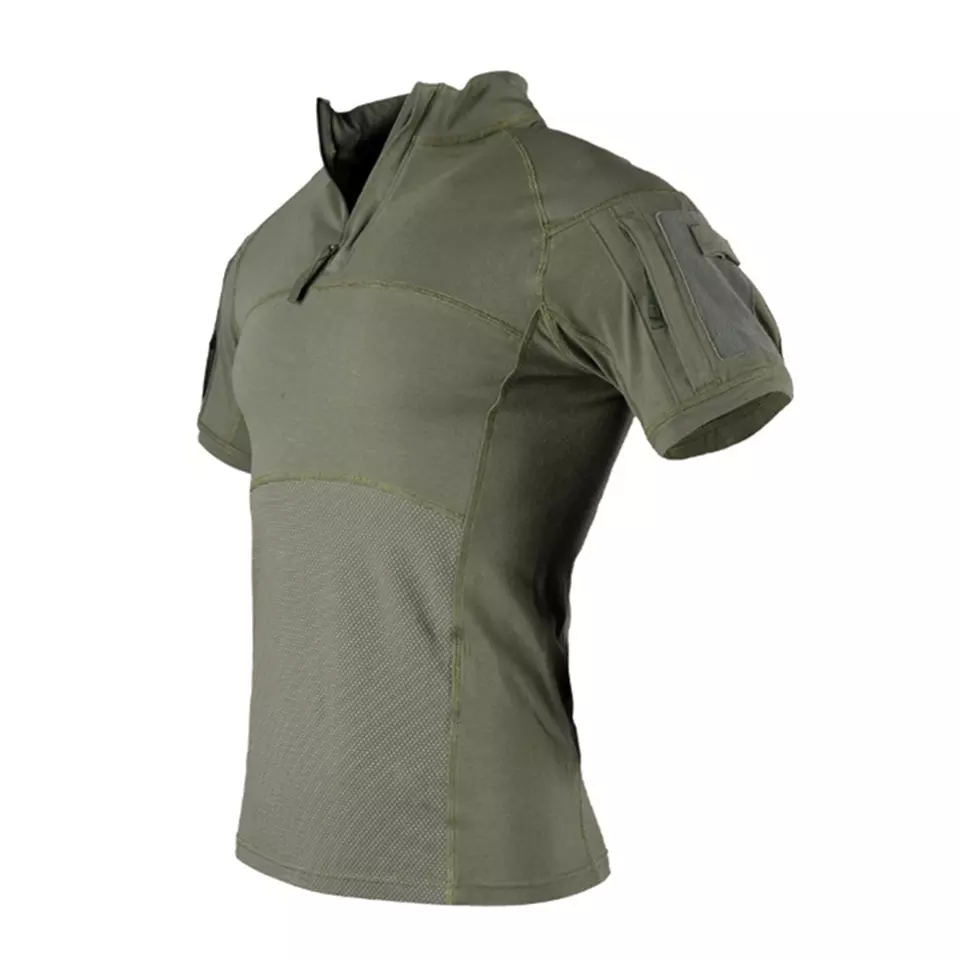 Men's Tactical T Shirts Short Sleeve Camouflage Breathable Combat Men Training T-shirts Clothing