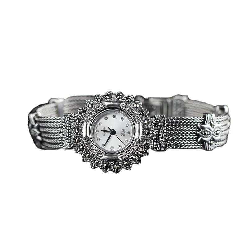 Fashion Reloj Para Mujer S925 Silver Watches Women Wrist Luxury Jam Tangan Ladies Watches Buy Online 