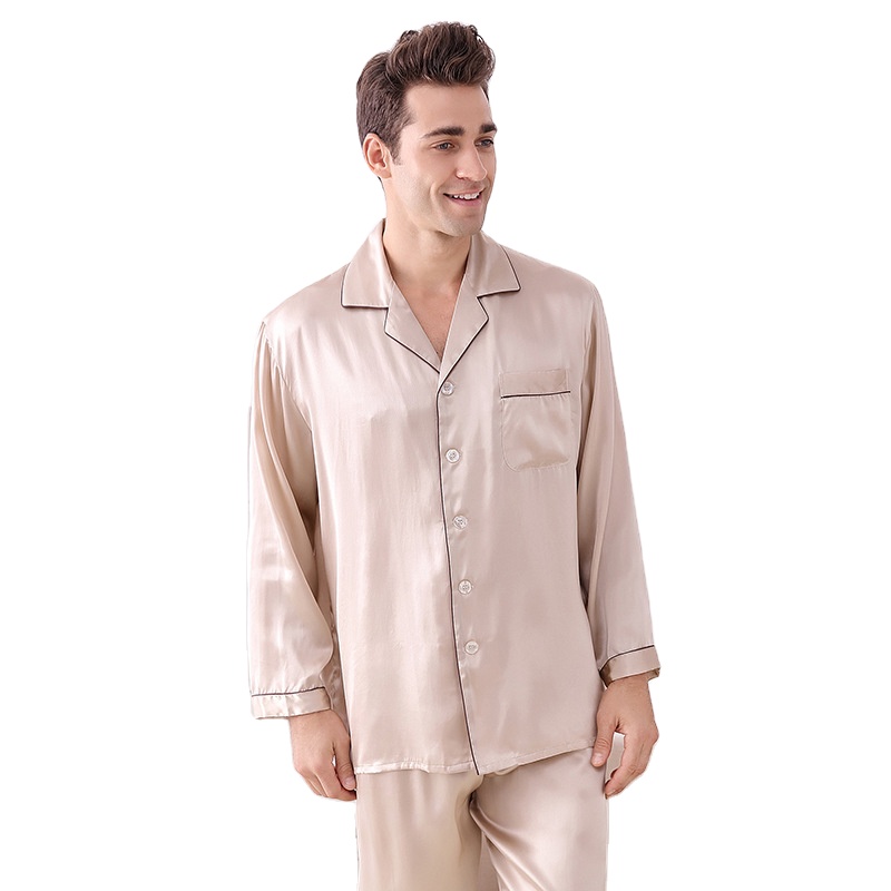 Top Quality Wholesale Pajamas Mens Pajama Men's Sleepwear Silk Pajamas 