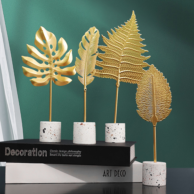 Home Decor Pieces Interior Modern Nordic Hallway Desktop Table Room Gold Home Accessories Luxury Decorations For Home 