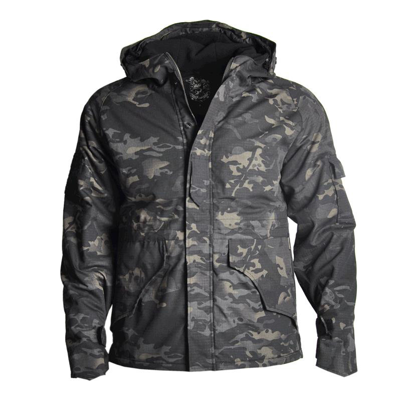 Wholesale Men's And Women's Waterproof Camouflage Cold Windbreaker Autumn Winter Jacket 