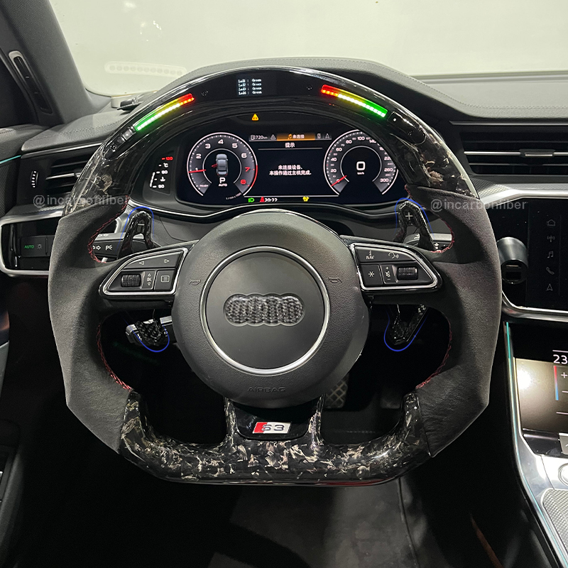 Carbon Fiber Paddle Shifter For Audi A3 A4 S4 B8 A5 S5 A6 S6 C7 Tt/tts S3 A7 S7 A8 S8 Q3 Q5 Q7 S5 S6 Sq5/rs3/rs4/rs6/rs7 