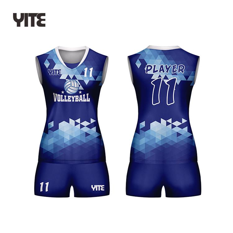 New Custom Volleyball Uniform Design For Women Sports T-shirt Comfortable Volleyball Jersey 