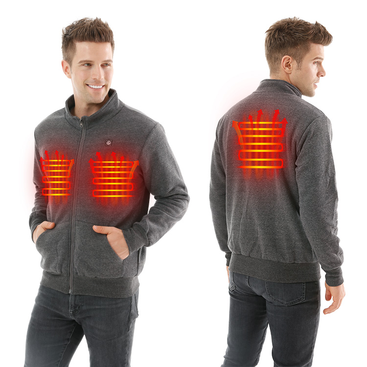 Customized Winter Outwear Men Coats Plus Size Men's Electric Self Heating Jacket For Winter 