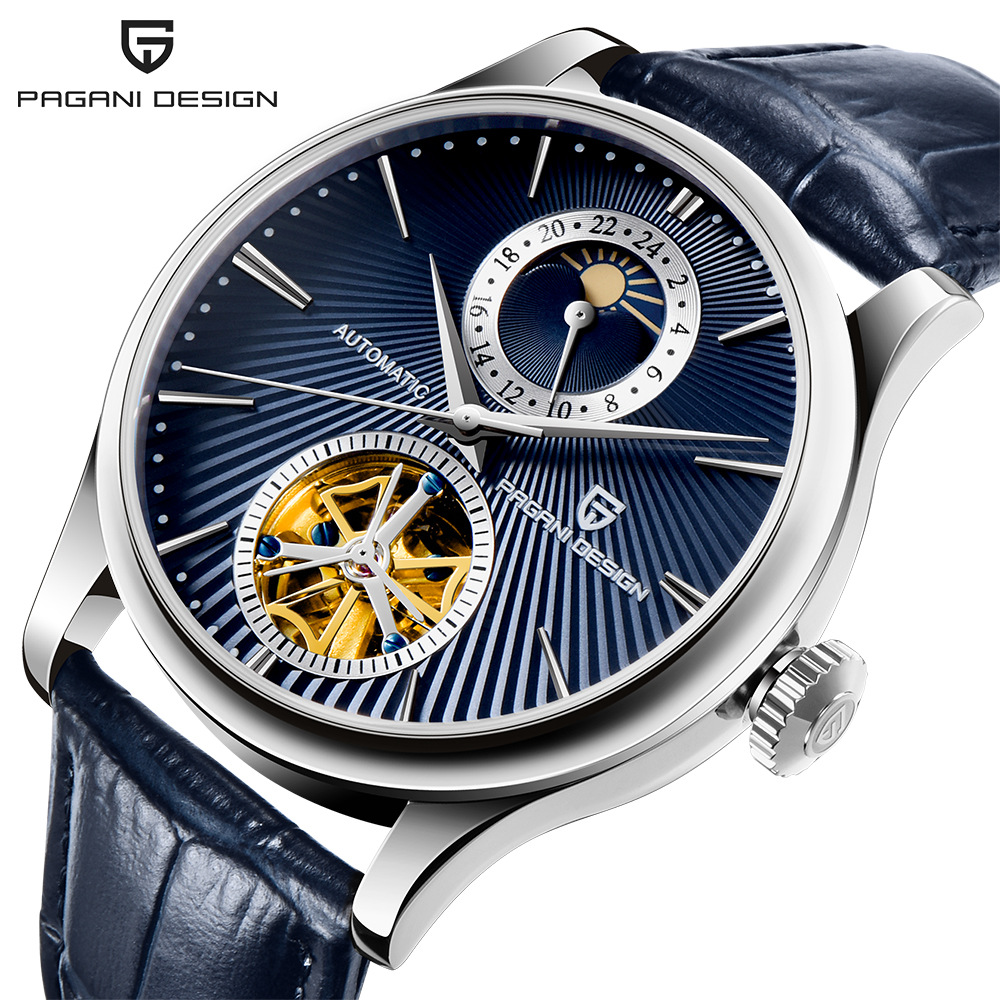 Pagani Design 1656 High Quality Wristwatch Analog Waterproof Stainless Steel Mechanical Watches Men 