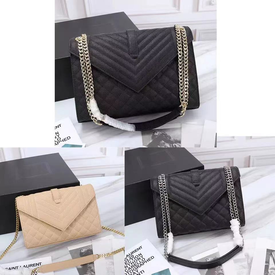 Good Quality Classic Luxury Design 2022 Women's Fashion Handbag Loulou Chain Bag Lady Messenger Bag Genuine Leather Shoulder Bag 