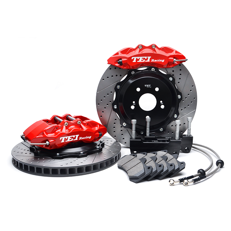 Front Big Brake Kit 2-piece Rotor 355x32mm 6-piston Caliper For Audi A1 A2 A3 A4/b6 A4/b7 A4/b8 A4/b9 2001-2019 18inch Wheel 