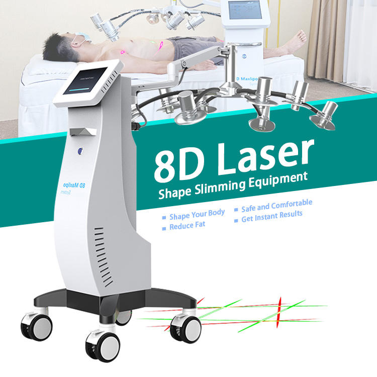 Fat Loss Machine Sale Green Color Laser Weight Loss Lipo Laser 532 635nm Cold 8d Laser Shape 8d Lipolaser Slimming Machine 