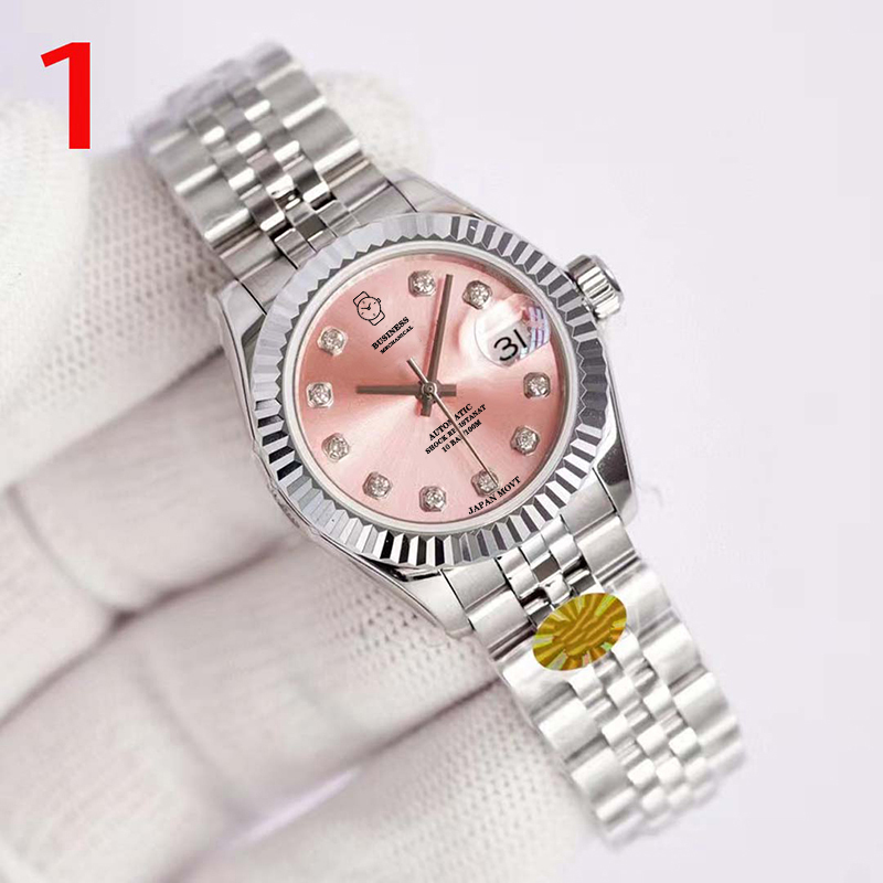 Luxury Ladie's Watch Stainless Steel Watch Waterproof Automatic Mechanical Luminous Sapphire Watch